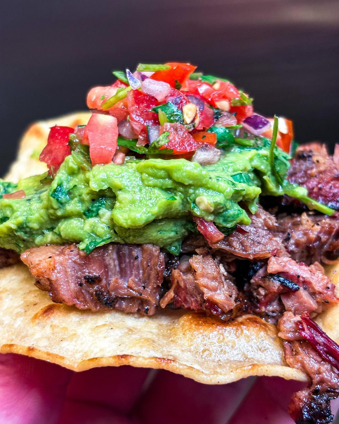 BBQ tacos by ZZQ Smokehouse 
