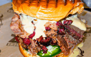 BBQ sandwich by ZZQ Smokehouse