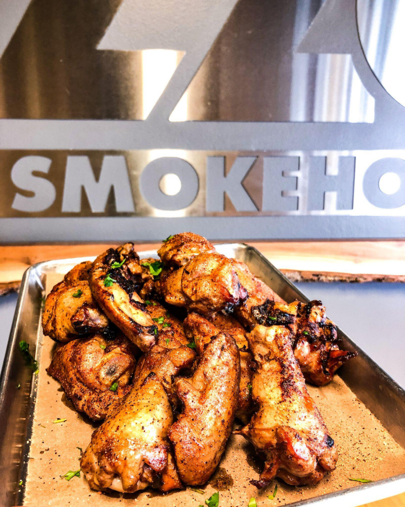 This photo shows a bunch of meat on a plate.